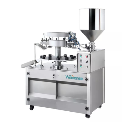 Máquina de llenado y sellado de tubos de pasta de dientes 220V/380V semiautomática