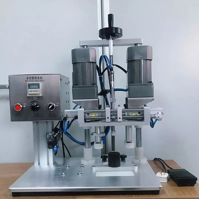 Escritorio semiautomático de la máquina que capsula del tornillo 220V para la botella