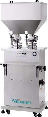 Máquina de rellenar neumática vertical, máquina de rellenar práctica del pistón para los cosméticos