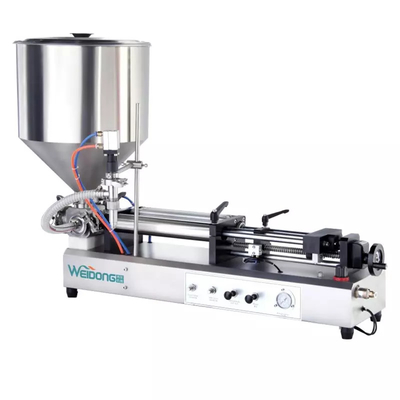 Máquina de llenado de líquidos cosméticos de goma semiautomática para botella de 10-250ML