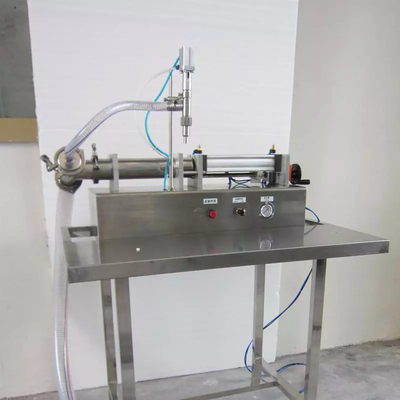 Máquina de llenado de líquidos cosméticos de goma semiautomática para botella de 10-250ML