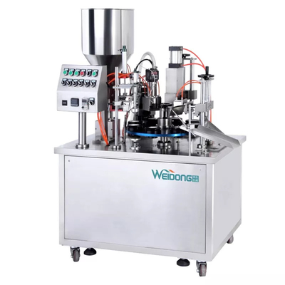 Máquina de llenado de pomada anticorrosiva Máquinas de llenado de pasta de dientes Pomada automática 5-250 ml tubo de pasta cosmética