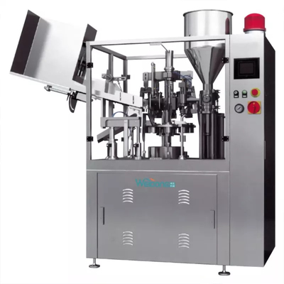 Máquina de llenado de pomada anticorrosiva Máquinas de llenado de pasta de dientes Pomada automática 5-250 ml tubo de pasta cosmética