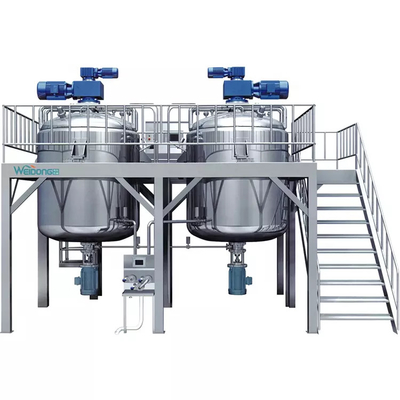Crema cosmética a prueba de herrumbre 500L que hace la máquina industrial multipropósito
