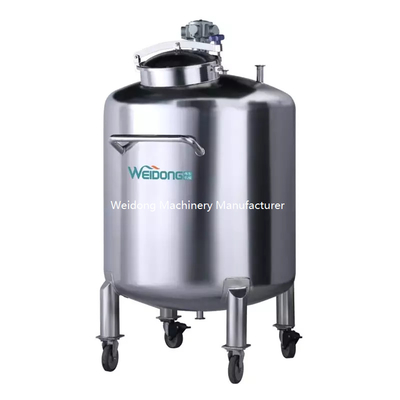 El tanque movible del RO del acero inoxidable 500L, tanque multiusos de los SS para el agua del RO