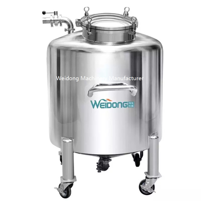 El tanque movible del RO del acero inoxidable 500L, tanque multiusos de los SS para el agua del RO