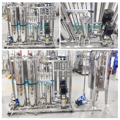 diámetro 1000m m de la entrada del tratamiento de la máquina del purificador del agua del RO antioxidante 500L