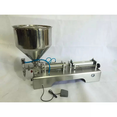 Máquina de llenado automática de pistón neumático 304 de acero inoxidable manual