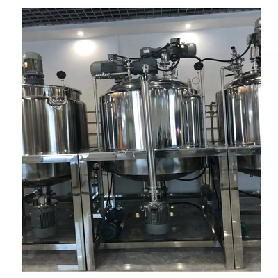50-5000L Emulsionador Cosmético Homogenizador 2.2-30KW Alto rendimiento