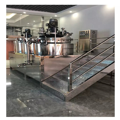 50-5000L Emulsionador Cosmético Homogenizador 2.2-30KW Alto rendimiento