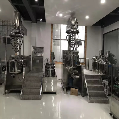 Mezclador químico del emulsionante del homogeneizador, cosmético automático de la máquina del mezclador de la loción