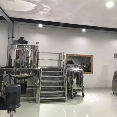 Establo cosmético 63RPM del homogeneizador del mezclador del emulsionante del vacío a prueba de herrumbre