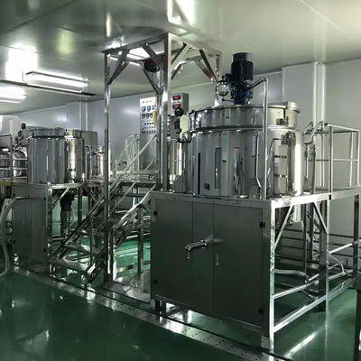 Establo cosmético 63RPM del homogeneizador del mezclador del emulsionante del vacío a prueba de herrumbre
