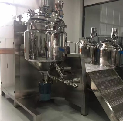 Mezclador cosmético del emulsionante de la loción neumática 50 litros SUS304 SUS316