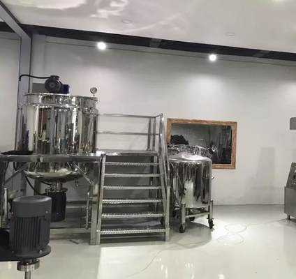 Mezclador cosmético del emulsionante de la loción neumática 50 litros SUS304 SUS316