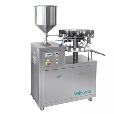 Máquina automática de llenado y sellado de tubos poner crema accionada neumáticamente