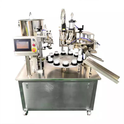 Máquina automática de llenado y sellado de tubos poner crema accionada neumáticamente