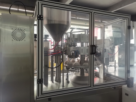 Máquina automática de llenado y sellado de tubos laminados para la industria
