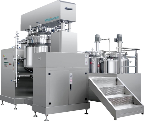 Mezclador de emulsionantes cosméticos de acero inoxidable con control PLC de 5000L de capacidad