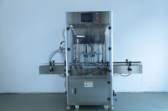 10 Cabezas 450KG Cosmética máquina de llenado de líquido con 220V 50Hz fuente de alimentación