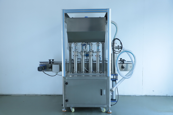 10 volumen automático de la presión de aire de la máquina de rellenar 0.6Mpa de las cabezas 10-1000ml