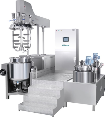 Mezclador cosmético del emulsor del PLC del alto rendimiento para la industria de transformación química