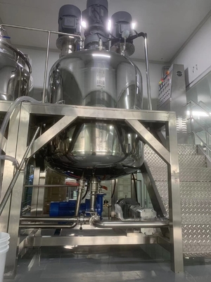 mezclador cosmético del emulsor de 65rpm 50-5000L con el sistema opcional del vacío
