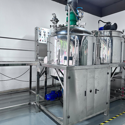 Mezclador de emulsionantes cosméticos de acero inoxidable con control PLC de 5000L de capacidad