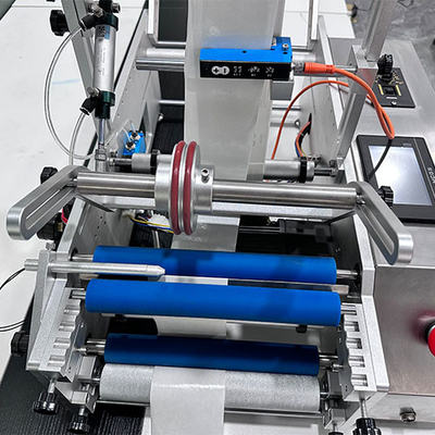 Poder semi automático de la máquina de etiquetado del PLC 220V 50HZ material de acero inoxidable