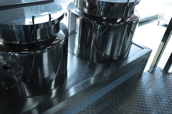 63Rpm Mezclador de emulsionantes cosméticos con método de calentamiento Sistema de vacío de aceite caliente eléctrico a vapor