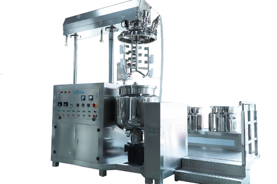 2.2-30KW mezclador de emulsionantes cosméticos con sistema de vacío fácil de operar