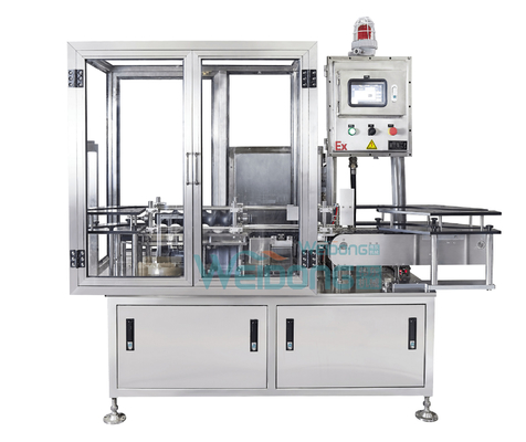 Máquina de llenado de aerosoles de alta velocidad para productos alimenticios 7200 latas/H 750 ml