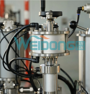 SUS304 Máquina de llenado de aerosoles Semiautomática Sprays para el cuerpo Perfumes seguros para el funcionamiento