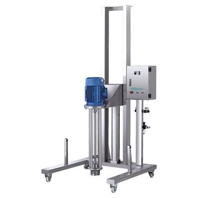 Mezclador de emulsionantes cosméticos 5L-2000L con motor de elevación neumática portátil de 0.37kw-15kw
