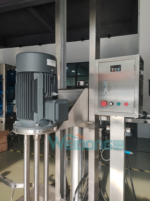Mezclador de emulsionantes cosméticos 5L-2000L con motor de elevación neumática portátil de 0.37kw-15kw