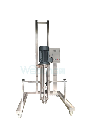 Mezclador de emulsionantes cosméticos 5L-2000L con motor de elevación neumática portátil de 0.37kw-15kw