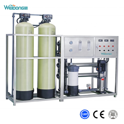 Máquina de purificación de agua RO de 220 V para la calidad del agua de entrada TDS &lt; 1000 ppm