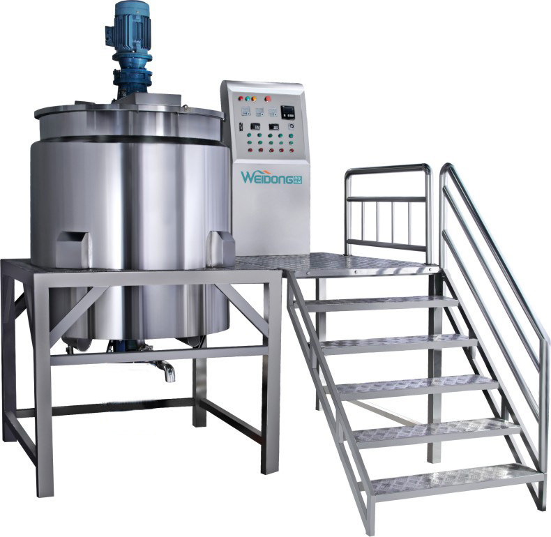 60 el tanque de mezcla de una sola capa de r/m 2000L para los productos líquidos